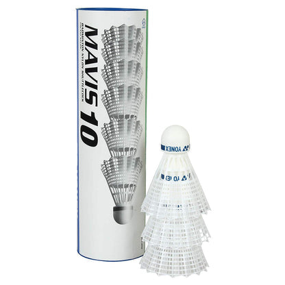 Yonex Mavis 10 নাইলন শাটলকক (6 পিসি)