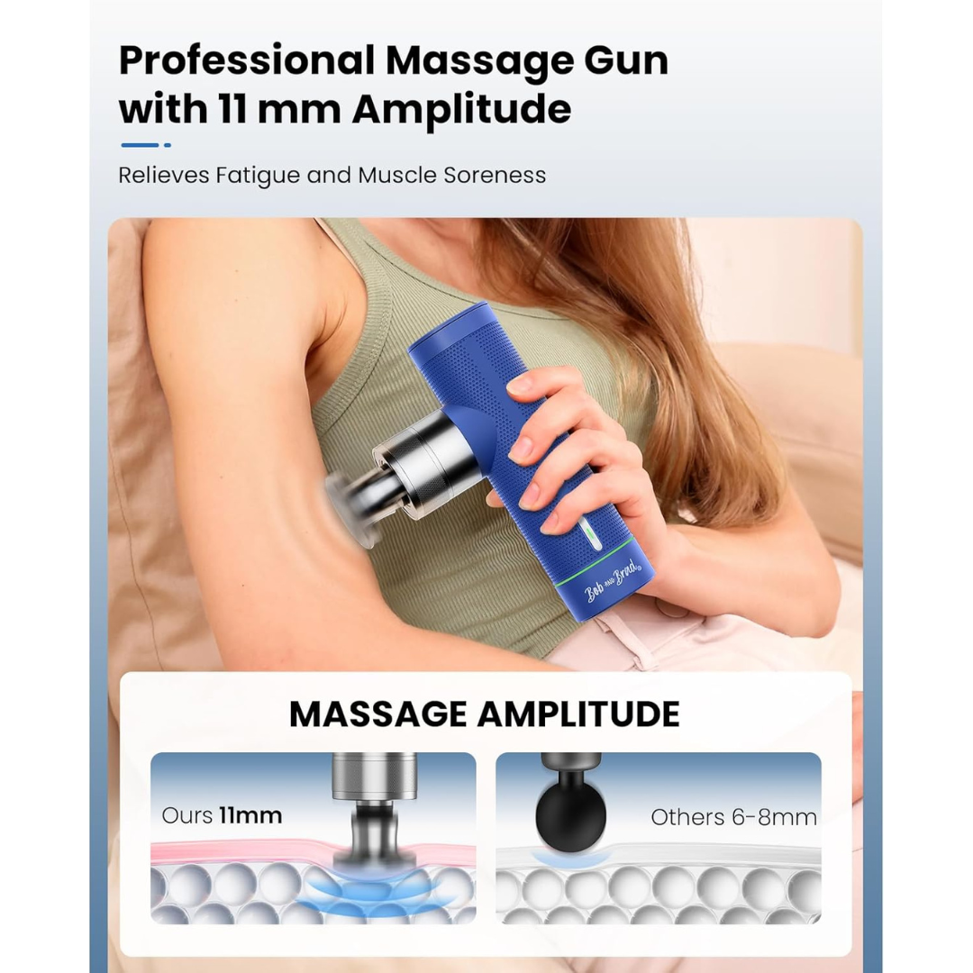 Q2 Pro Mini Massage Gun with Heat and Cold Head