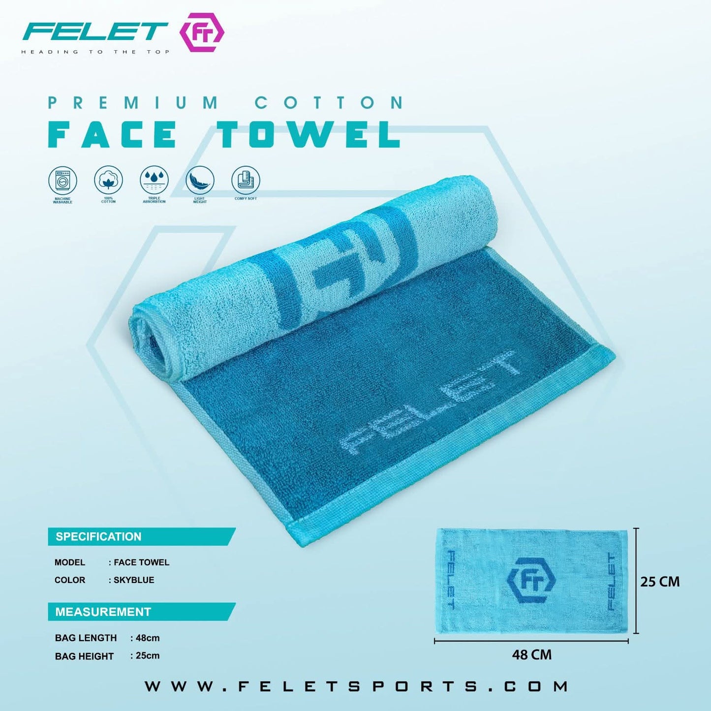 FELET FACE TOWEL